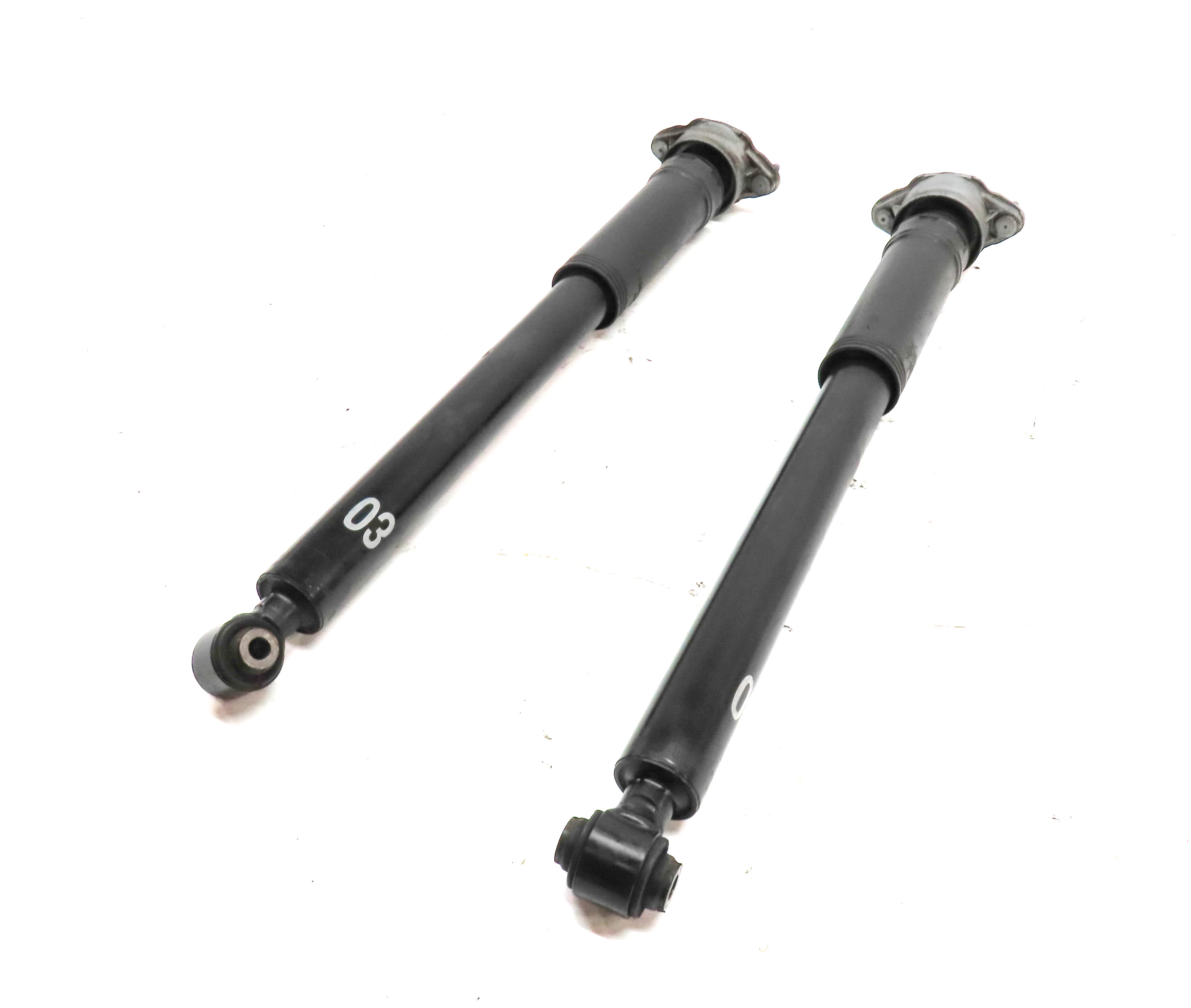 13 MERCEDES C250 W204 RWD REAR LEFT & RIGHT SPORT SUSPENSION SHOCK STRUT SET/2 — exact item pictured